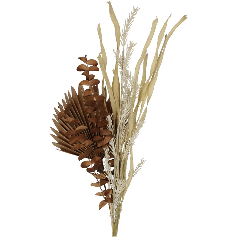 Wild Flower Bouquet Plastic Brown 51cm