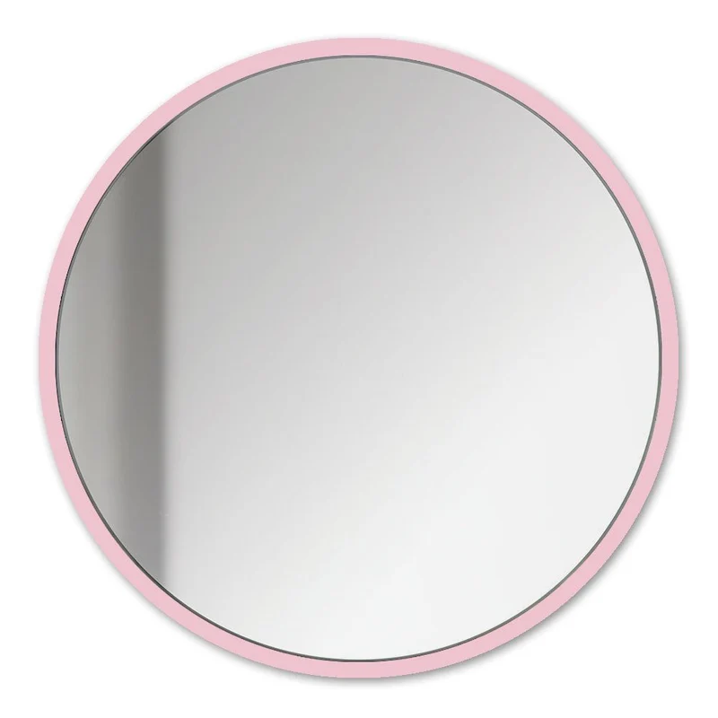 Magnetische spiegel - roze - Ø16 cm