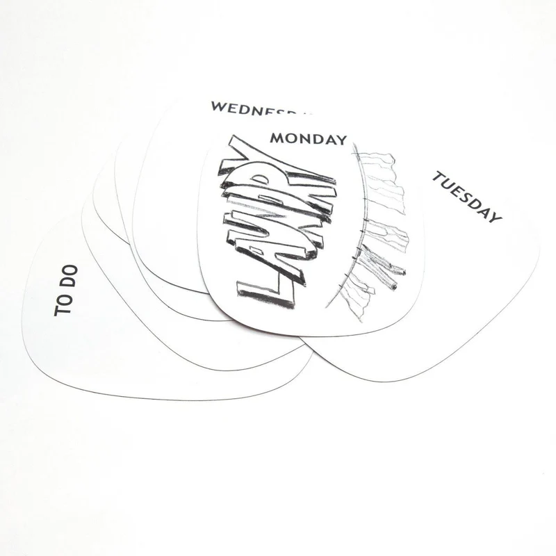 Magnetische weekplanner – set van 8 stuks