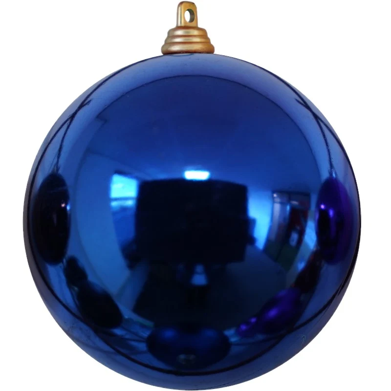 Kerstbal donker blauw glans