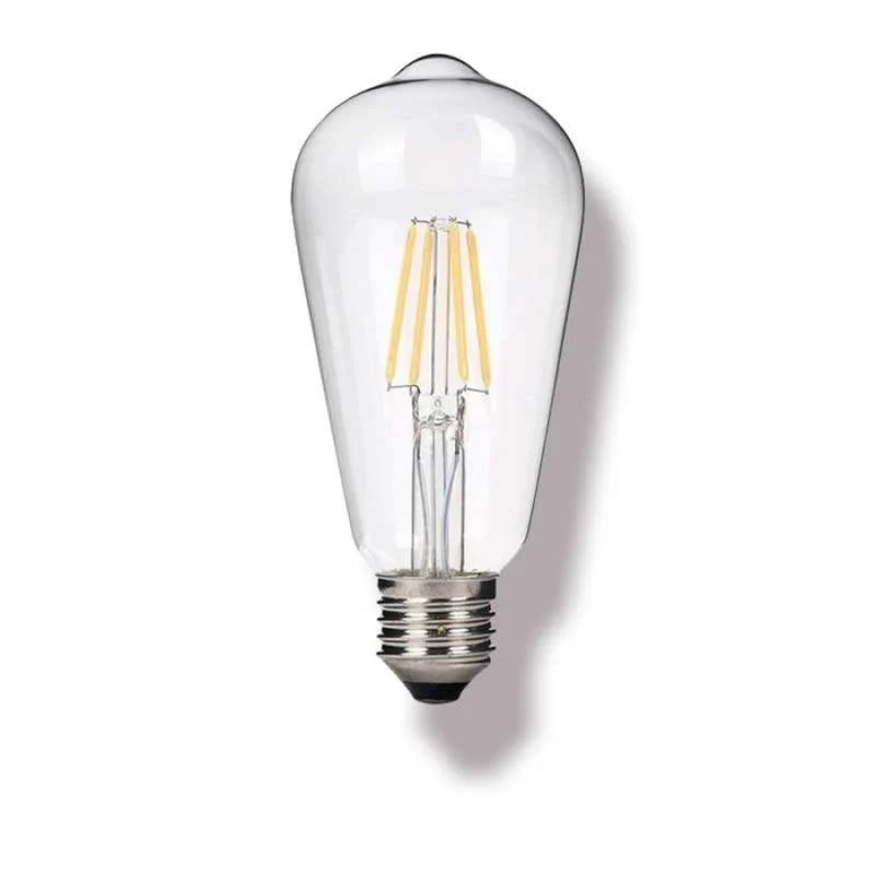 LED Filament-lamp ST64 – 4 W extra warm (2200 K) – Dimbaar – Helder glas – E27