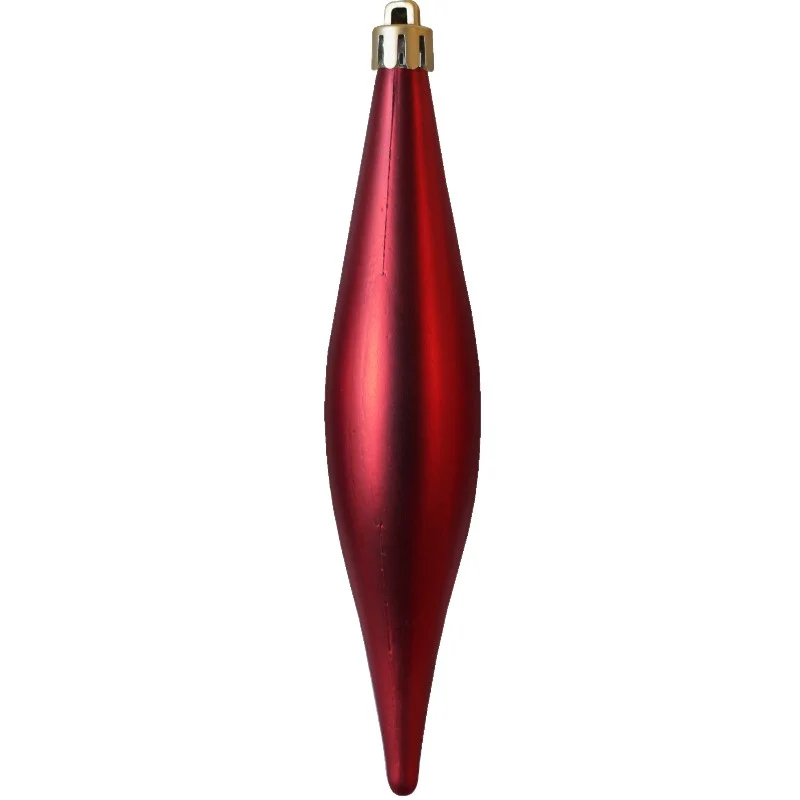 IJspegel 15 cm rood mat per stuk