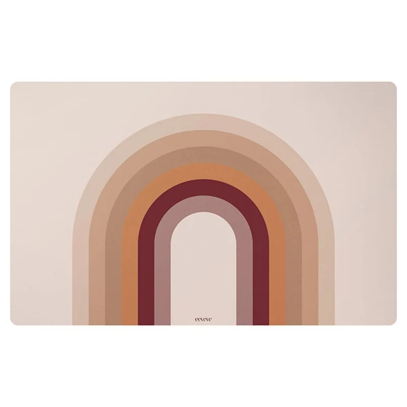 Bureaumat Regenboog - perzik