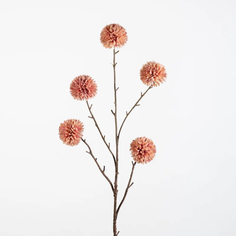 Pompom XL x5 L100cm peach