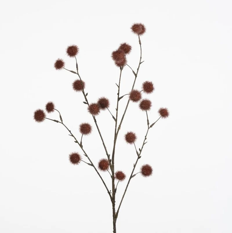 Pompom L91cm brown