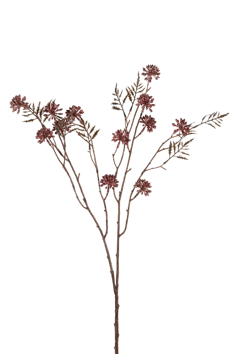 Pompom tak l95cm burgundy