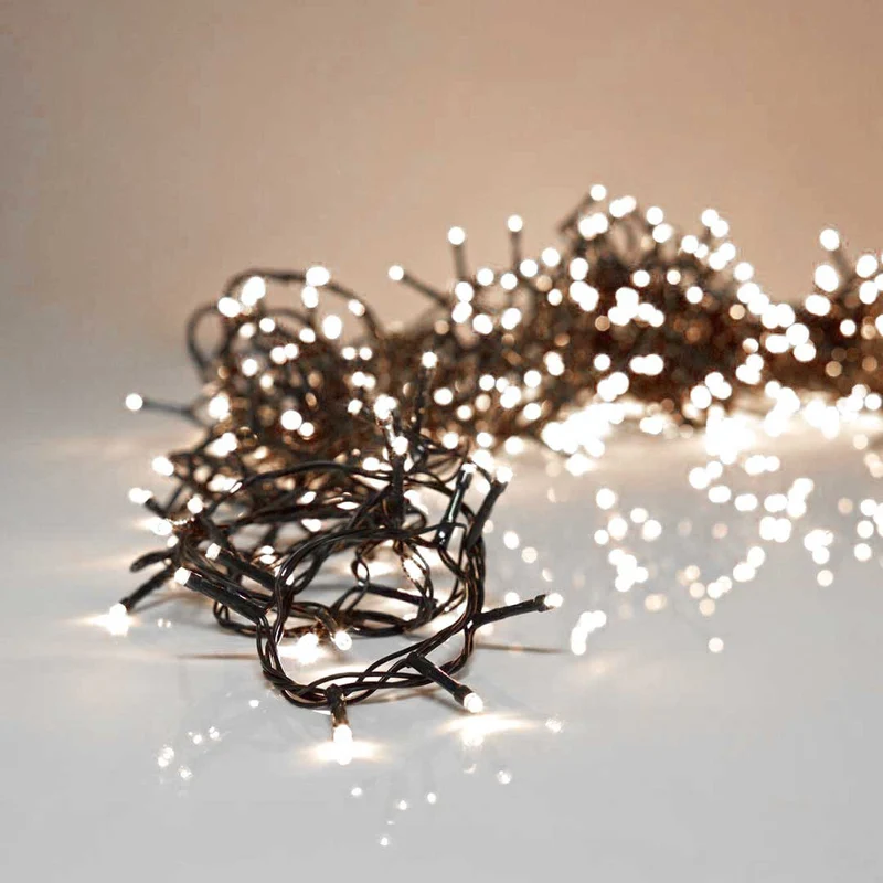 Kerstverlichting outdoor - Koud Wit - 8 meter - koppelbaar
