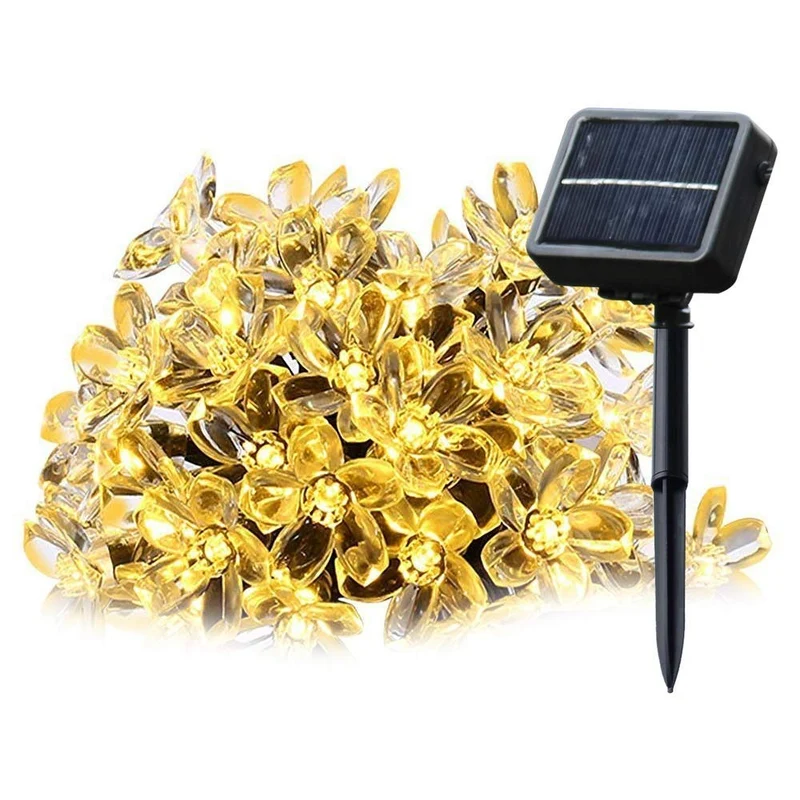 Kersenbloesem tuin decoratie- 20 LED - Solar - Warm wit - 5 meter