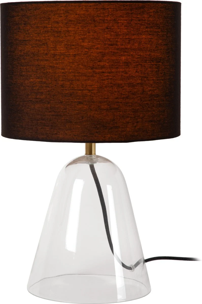 Lucide campana - tafellamp - 1xe27 - transparant - japandi