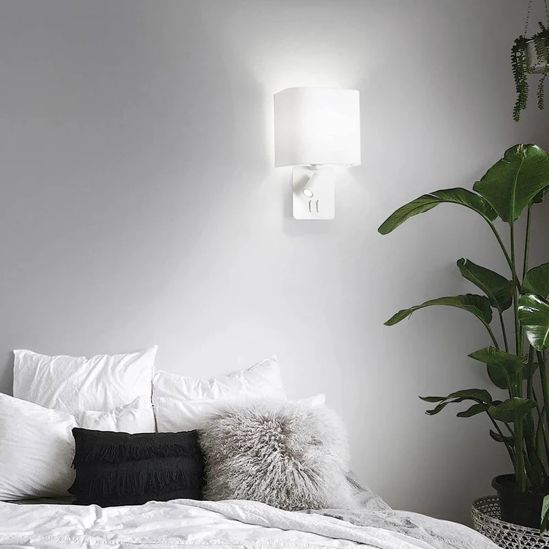 Gea Map Wandlampe mit LED Leselicht