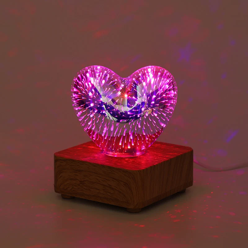 HeartGlow - 3D Hart LED Nachtlamp - USB Verlichting