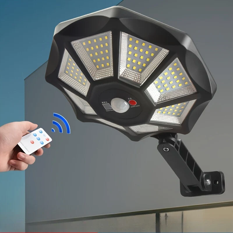 SolarGlow Pro – LED Straatlamp met Bewegingssensor