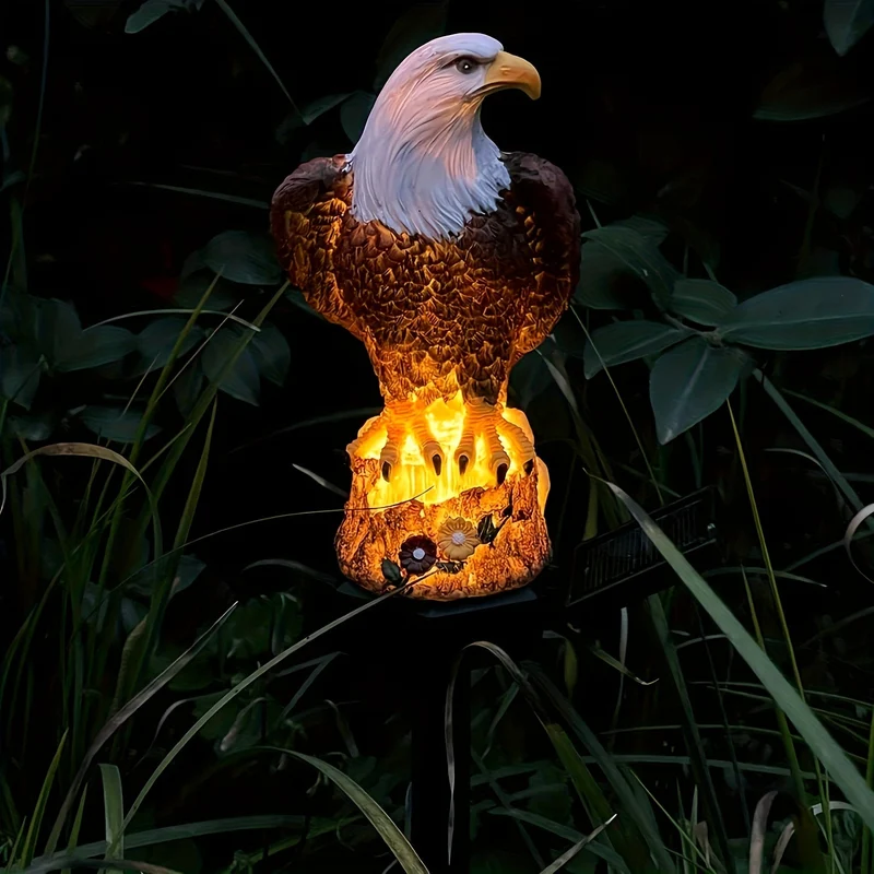 SolarGlow Eagle - Stijlvolle Zonnelamp voor Tuinverlichting