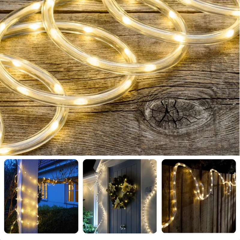 Cheqo® LED Lichtslang - 20 Meter - Warm Wit - Binnen- en Buitenverlichting - 480 LED's - Warm Wit - Sfeerverlichting - Feestverlichting - Kerstverlichting - Energiezuinig - Lange Levensduur