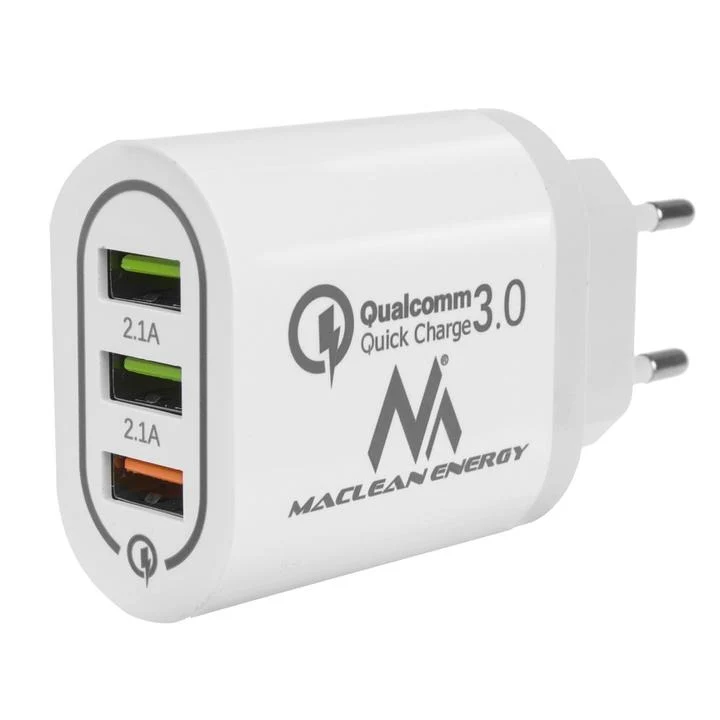 USB oplader - Quick Charge 3.0 - 3 poorten