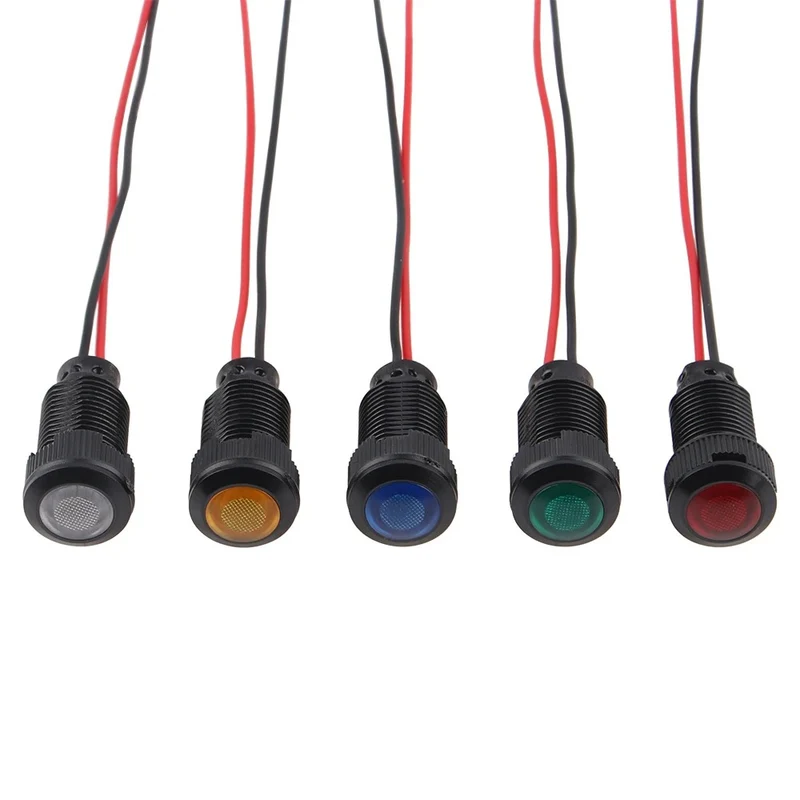 Mini LED indicatielampje - Groen - 12mm - 12/24V