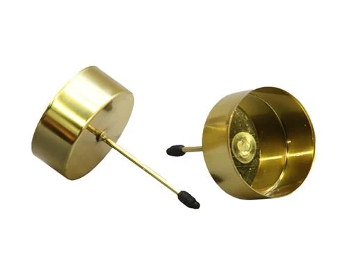 pb. 4 tealight cups/pick gold 42 mm/5 cm