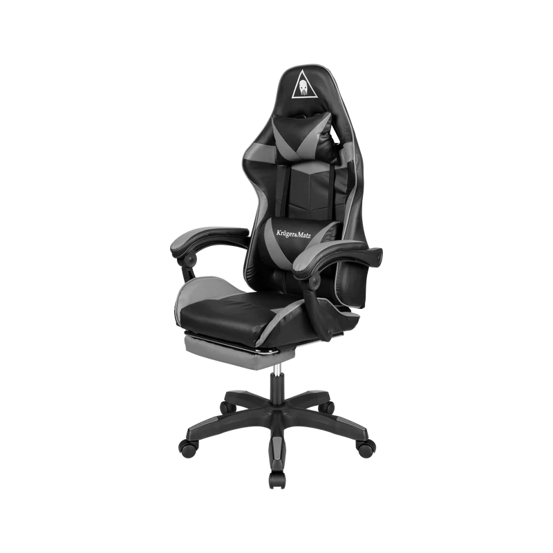 Gamestoel - bureaustoel - GX-150 - Black Grey + massage functie