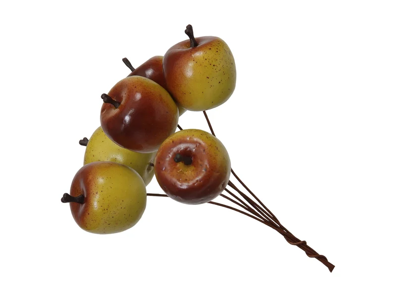 pb. 6 bundles apples/wire (6) green Ø3 cm