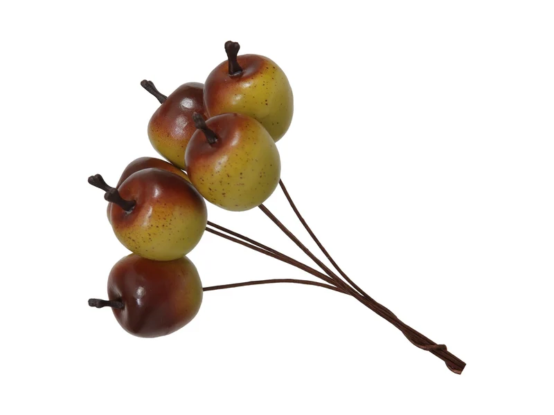 pb. 6 bundles apples/wire (6) green Ø2 cm