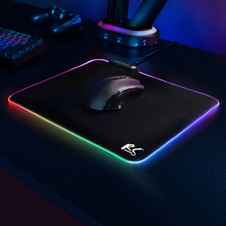 RGB gaming muismat - 30 x 25cm