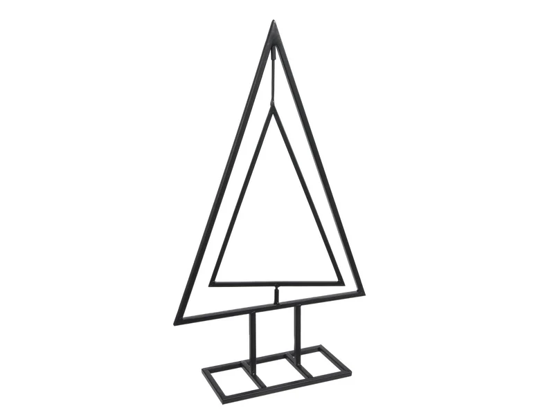 pc. 1 metal tree/standing black 30x10x50 cm