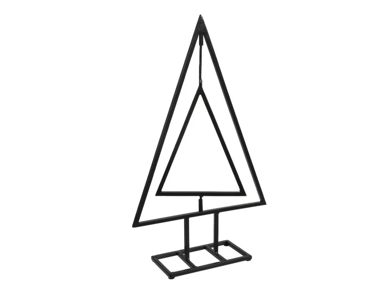 pc. 1 metal tree/standing black 25x8x40.5 cm