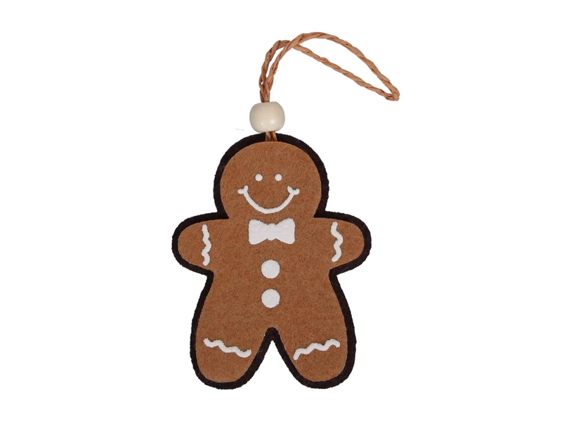 pb. 4 pepper dolls/hanging brown 7.5x5.5 cm