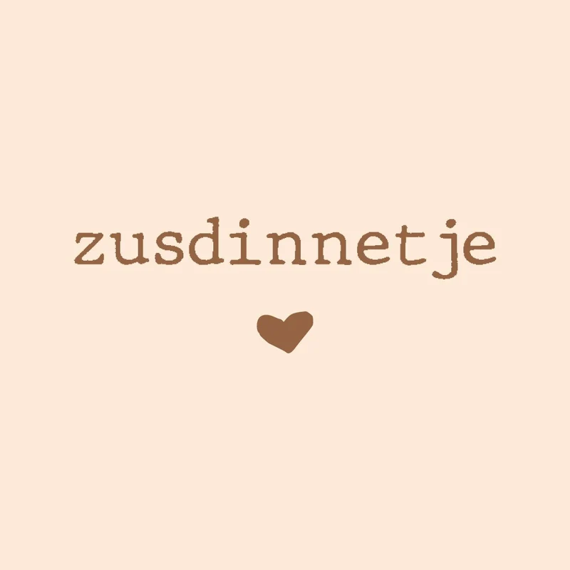 Tegeltje zusdinnetje 10,5x10,5x0,5cm keramiek