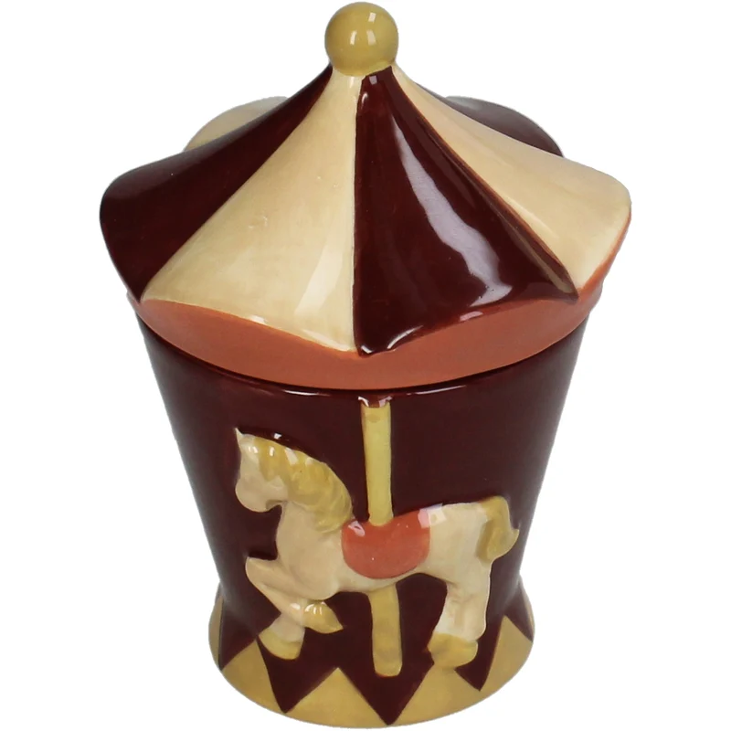 Keepsake Box Horse Stoneware Multi 10.7x10.2x13.5cm