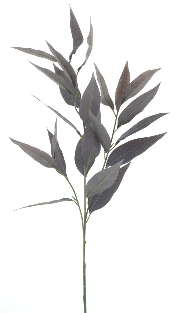 Salvia leaf spray burgundy 75cm