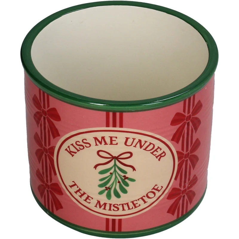 Planter Mistletoe Dolomite Pink 13,8x13,8x11.8cm