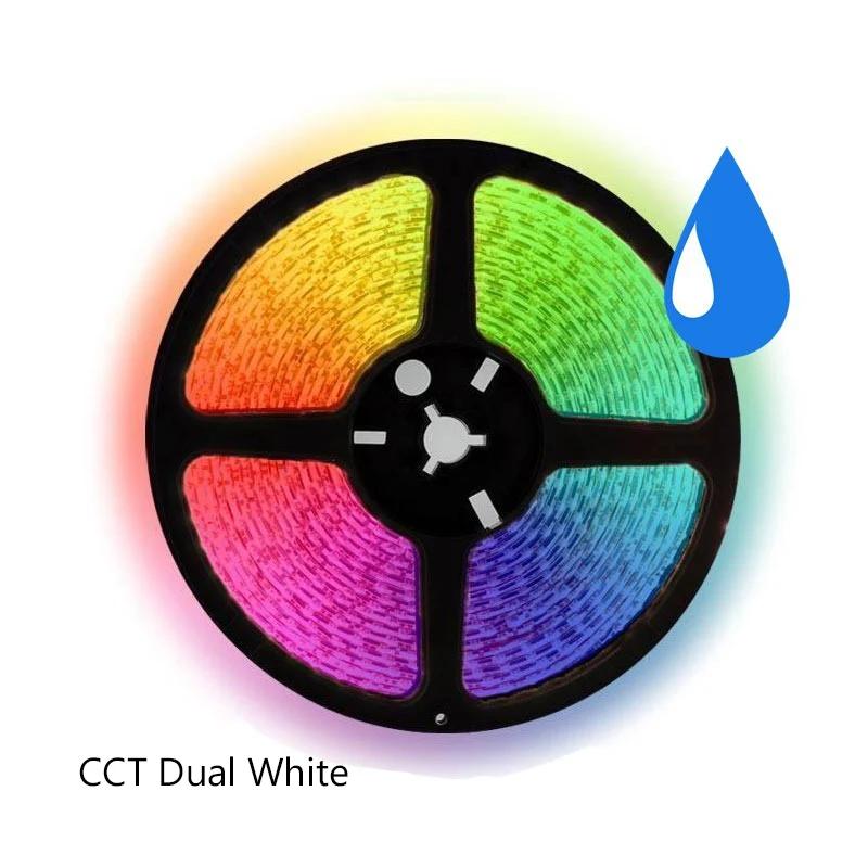 5 meter RGB CCT led strip - IP67 - 60Leds/m - 12V