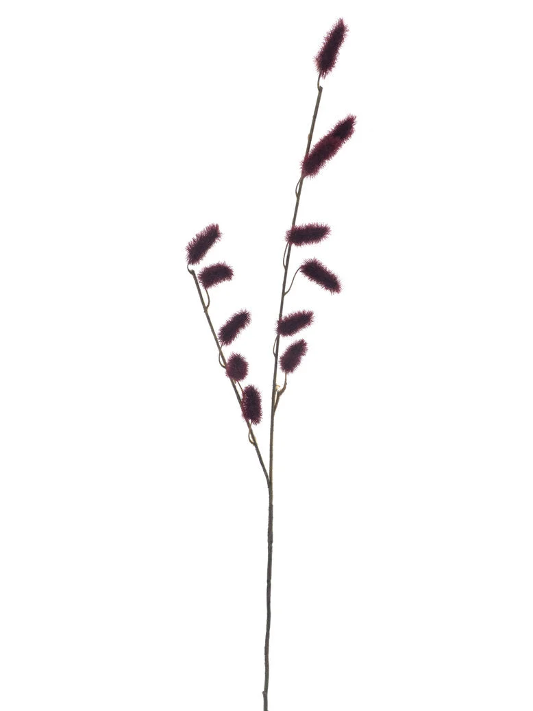 Mini tail spray burgundy 101cm