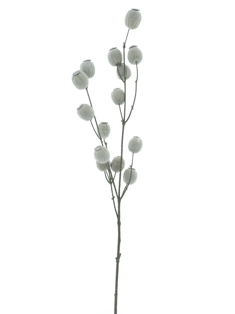 Poppy bud seed spray cream 76cm