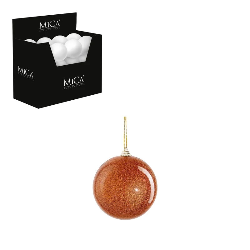 Bal onbreekbaar oranje - d8cm