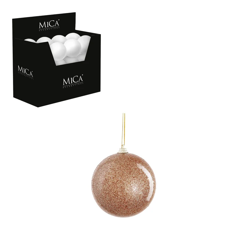 Bal onbreekbaar goud - d8cm