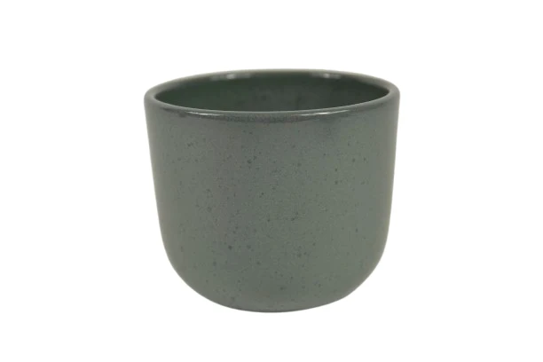 Pot Boule graniet groen glans 10cm