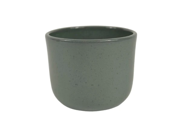 Pot Boule graniet groen glans 12cm