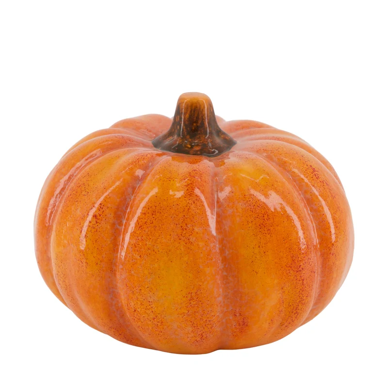 Pumpkin ceramic 18x18x13.5cm Orange