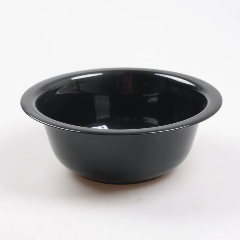 PLANTENSCHAAL M ZINK D28 H9 CM ZWART