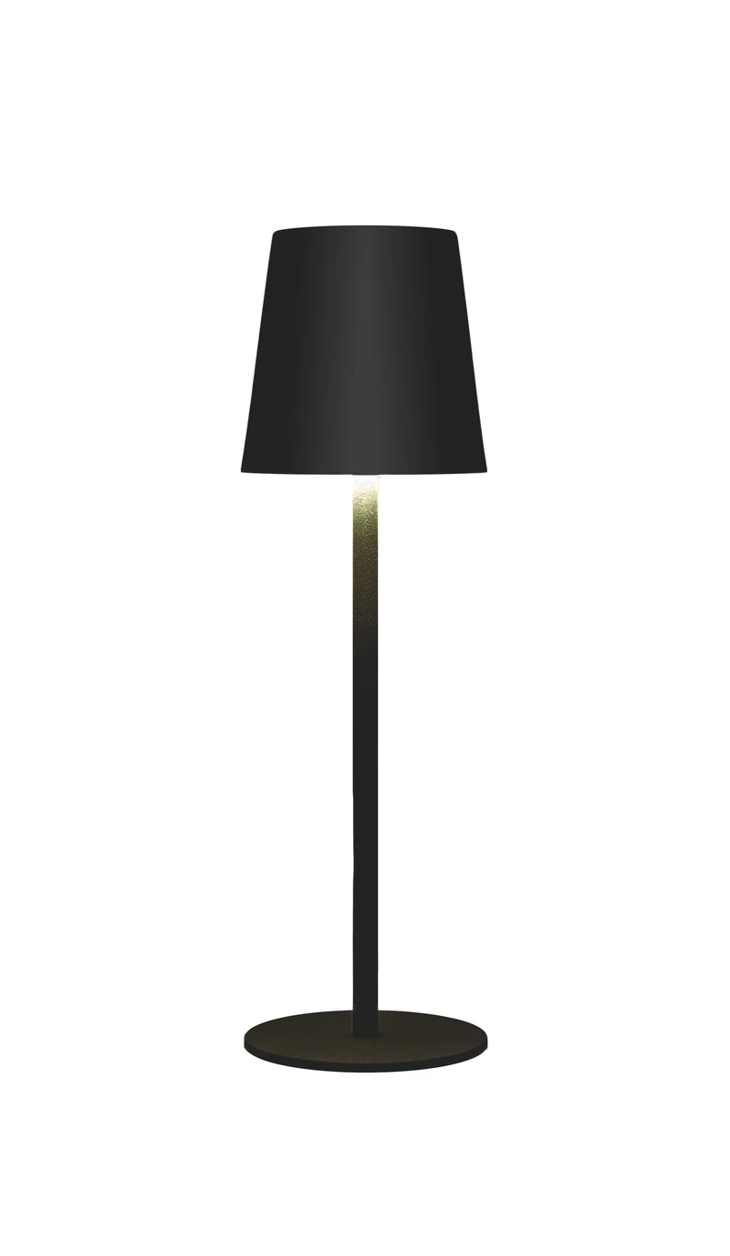 TAFELLAMP USB OPLAADBAAR MINI 27,5X7CM ZWART