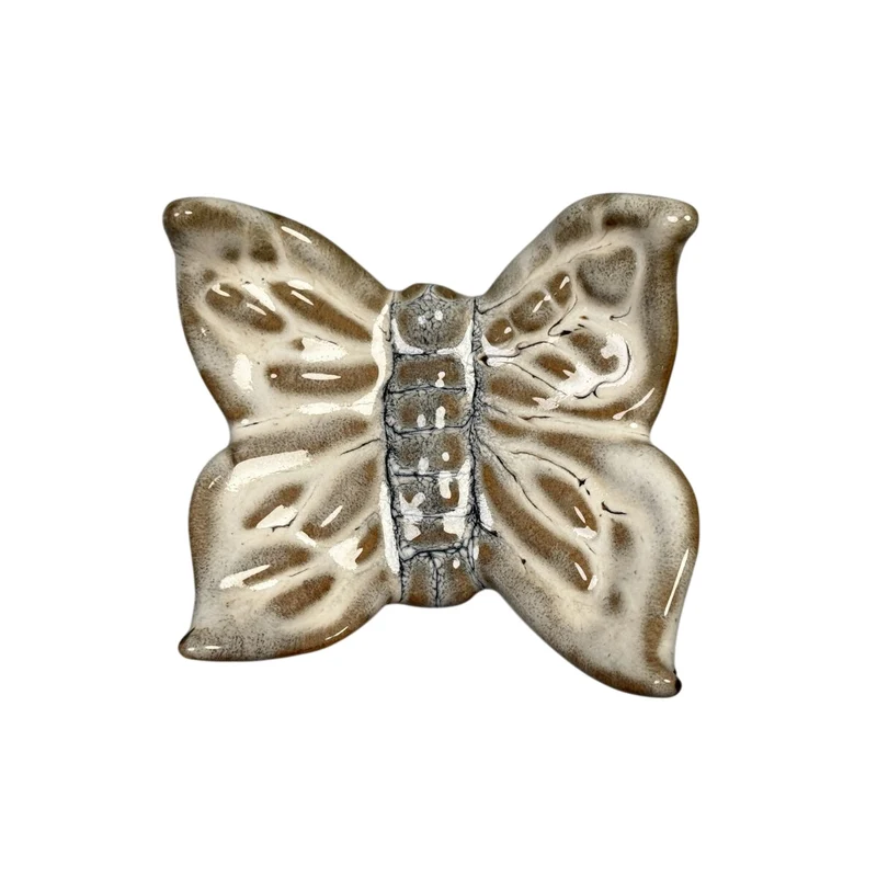 BUTTERFLY CERAMIC D7,5 WHITE