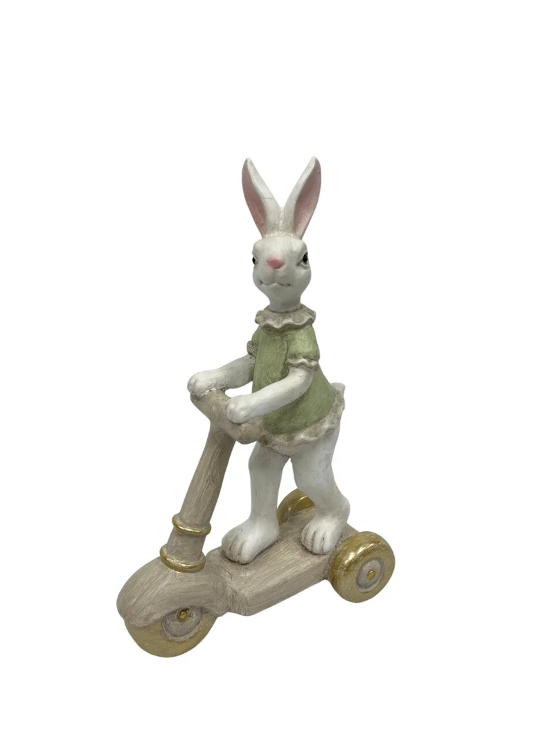 RABBIT RIDING POLY 27H GREEN