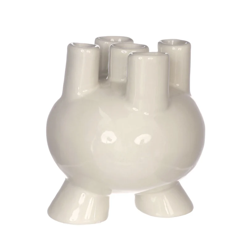 Tulp vaas Strollz Ø13 h.15 cm crème
