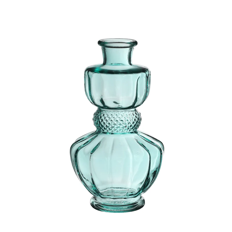 Bellagio fles Ø8,5 h.15 cm lichtblauw