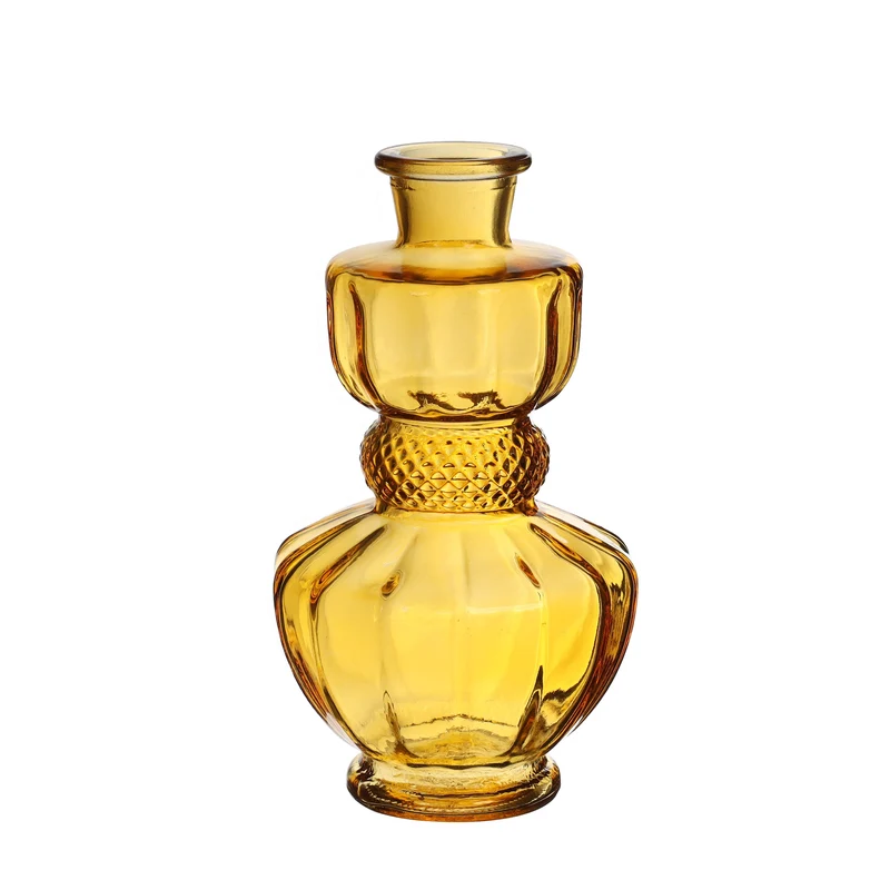 Bellagio fles Ø8,5 h.15 cm oker