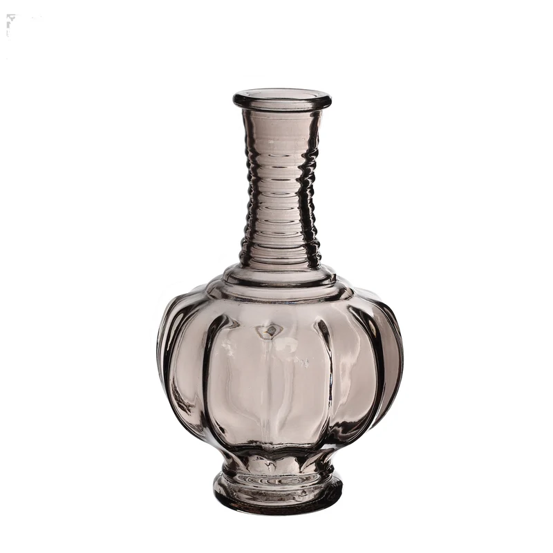 Trevi fles Ø9 h.15 cm grijs