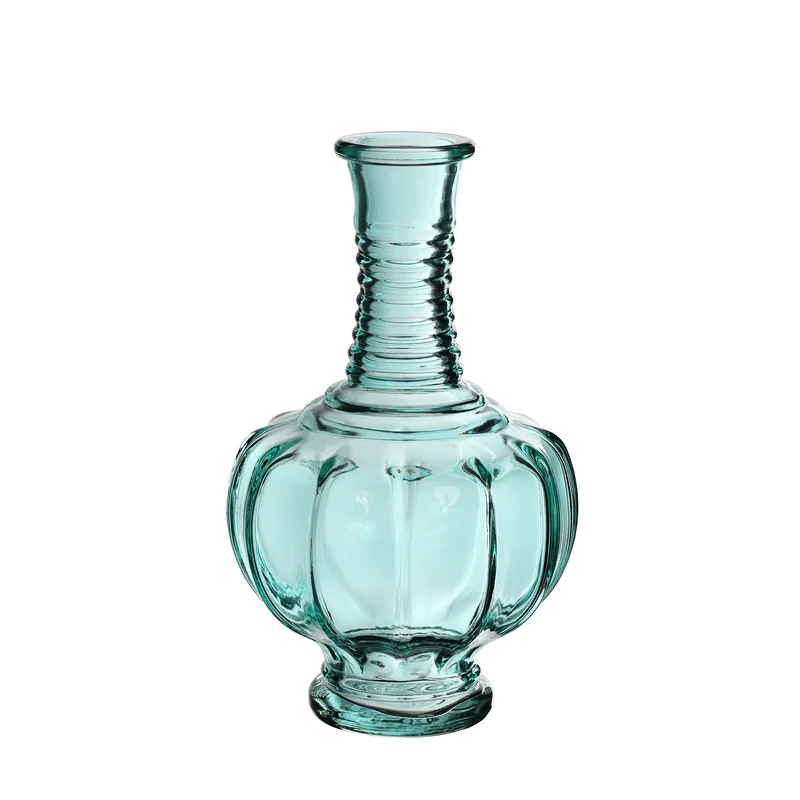 Trevi fles Ø9 h.15 cm lichtblauw
