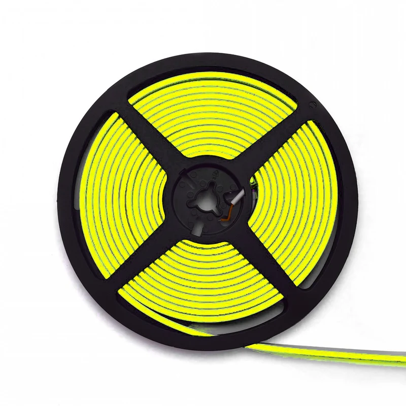 LED NEON - Geel - 4x10mm - 140 led/m - 24V - 5 meter
